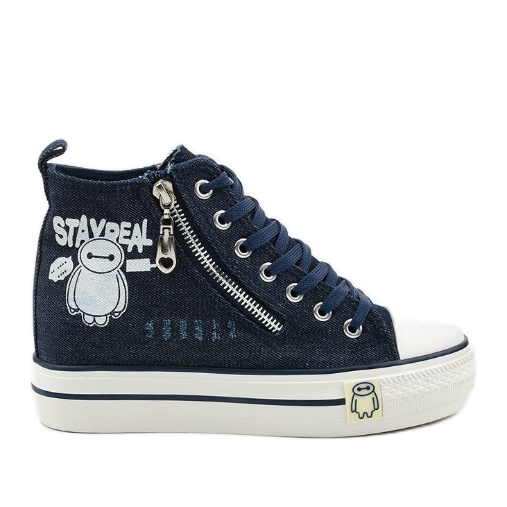 Zapatillas Lynnhurst azul marino con cordones