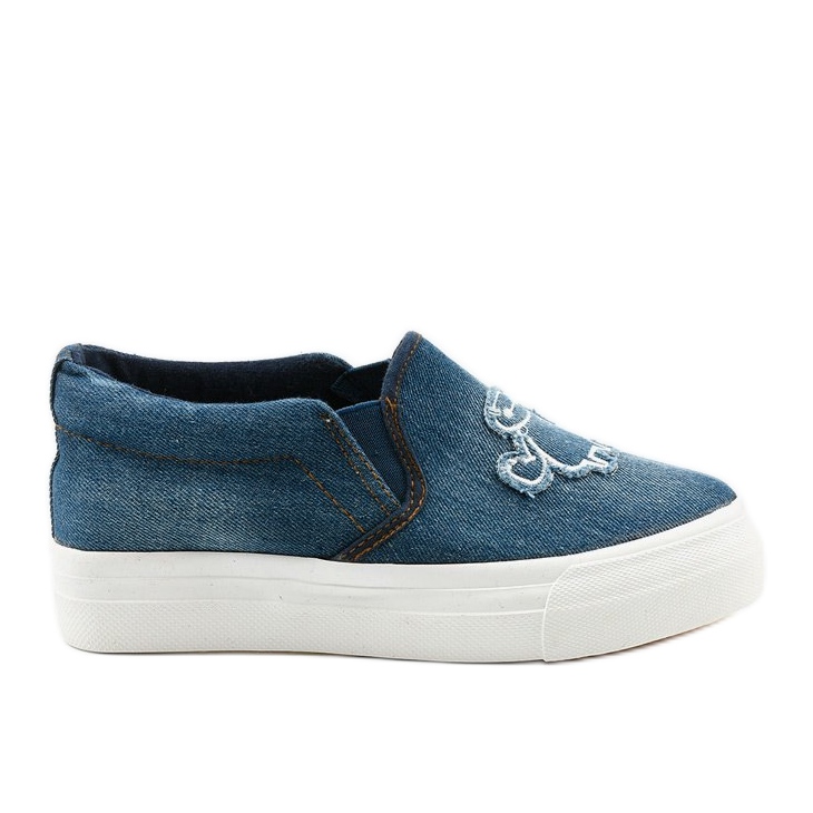 Zapatillas Cherilena jeans azul marino azul