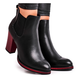 Botas De Mujer Con Tacón Alto Sergio Leone Negro BT538