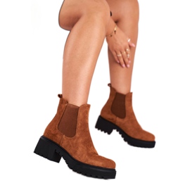 PS1 Botas altas de mujer Sidamo Camel marrón PS1 Botas altas de mujer Sidamo Camel marrón