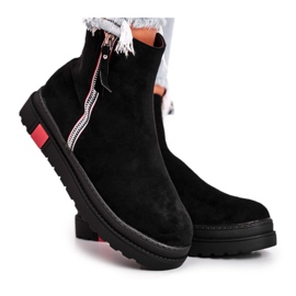 PS1 Botas de mujer, dos sandalias, regreso negro