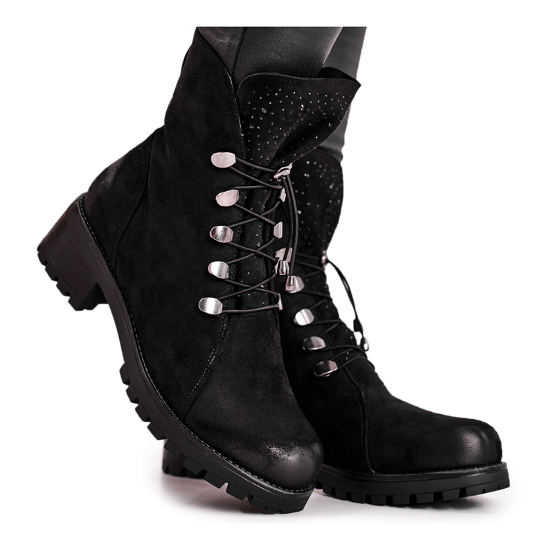 S.Barski Botas de mujer Warm Black Bipper Workers negro S.Barski Botas de mujer Warm Black Bipper Workers negro