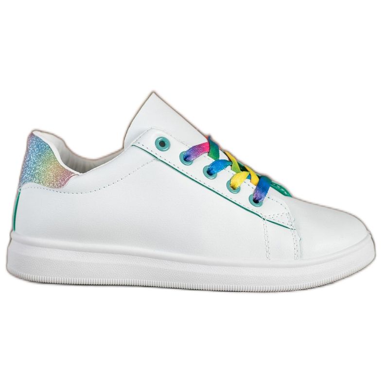 SHELOVET Calzado deportivo de moda blanco multicolor