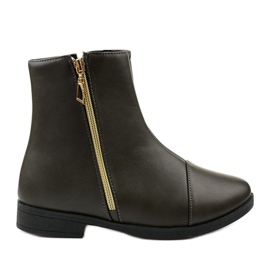 Botines planos mujer kelera gris