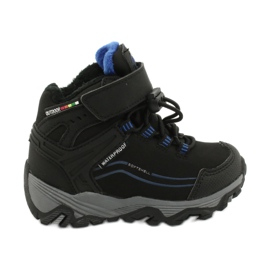 Botas softshell con membrana American Club negro azul