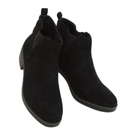 Botines Chelsea negros para mujer 8B978 Negro