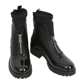 Botas lacadas negras NS178P Black negro