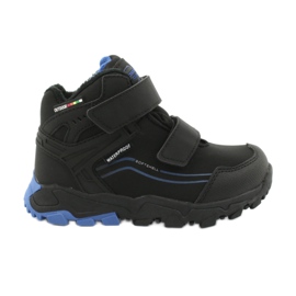 American Club Botas softshell con membrana negro azul