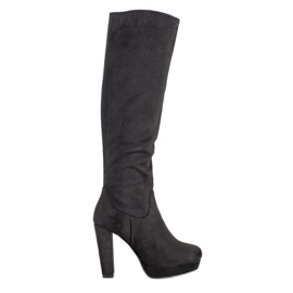 Sergio Leone Botas en la plataforma negro
