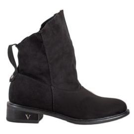 Botas sin cordones VINCEZA negro