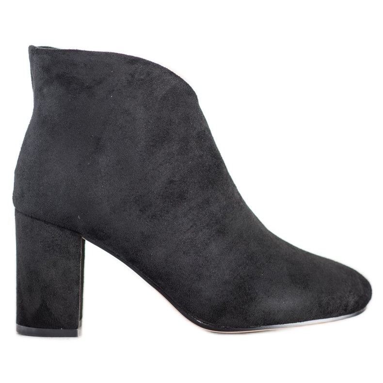 SHELOVET Botas de ante negras negro