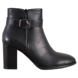 Sergio Leone Botas clásicas de tacón alto negro