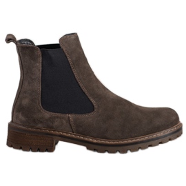 Filippo Botas Chelsea de piel marrón