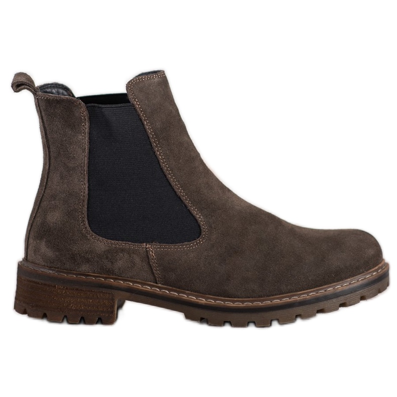Filippo Botas Chelsea de piel marrón