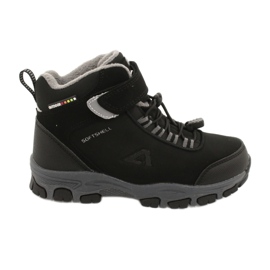 American Club Botas softshell americanas botas de invierno con membrana negro gris