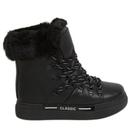 Botas de nieve negras con aislamiento grueso BK903 Black negro