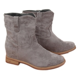 Gris Botas con tacones ocultos NC952 Gris
