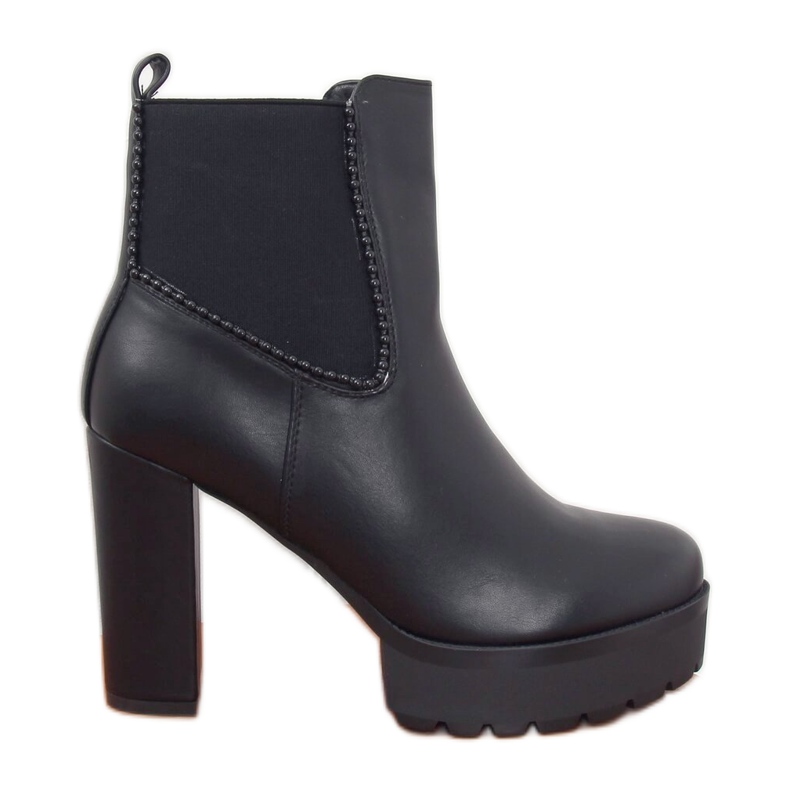 Black RB25 Botas con plataforma negras negro