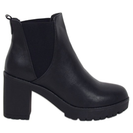 Botines Chelsea negros, negro J19-129 Negro