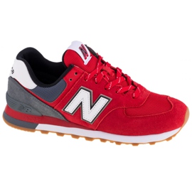 Zapatillas New Balance M ML574SKD blanco rojo multicolor