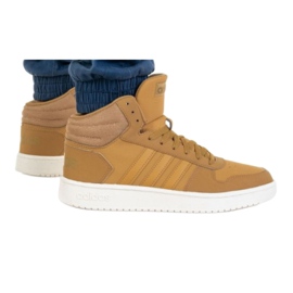 Zapatillas Adidas Hoops 2.0 Mid M FW3516 beige