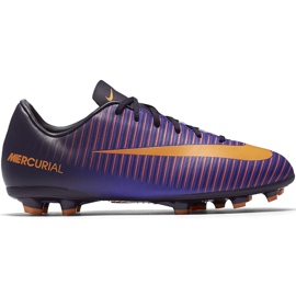Zapatillas de fútbol Nike Mercurial Vapor Xi Fg Jr 831945585 púrpura púrpura