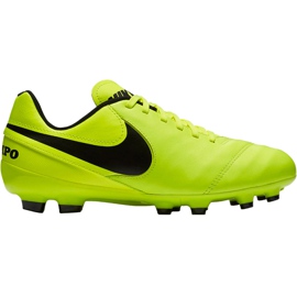 Zapatillas de fútbol Nike Tiempo Legend Vi Fg Jr 819186707 amarillo