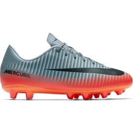 Zapatillas de fútbol Nike Mercurial Victory 6 CR7 Ag Pro Jr 878643001 gris
