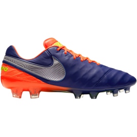 Zapatos de fútbol Nike Tiempo Legend Vi Fg 819177409 azul marino