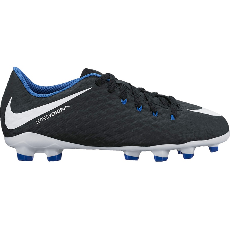 Botas de fútbol Nike Hypervenom Phelon Iii Fg Jr 852595002 negro negro