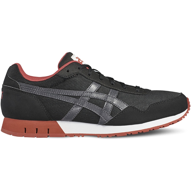 Zapatillas de hombre Asics Curreo HN537-9095 negro rojo