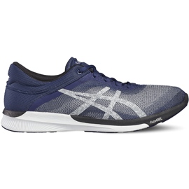 Zapatillas de running de hombre Asics Fuze X Rush T718N-4993 azul marino