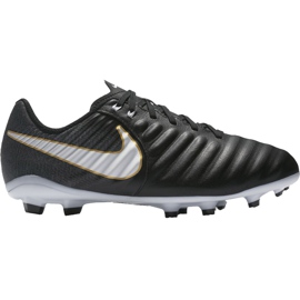 Botas de fútbol Nike Tiempo Ligera Iv Fg Jr 897725002 negro negro