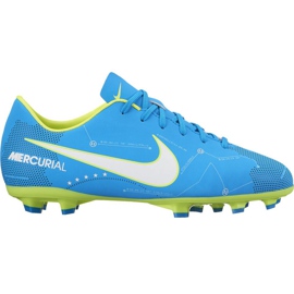 Calzado de fútbol Nike Mercurial Victory 6 Neymar Fg Jr 921488400 azul azul