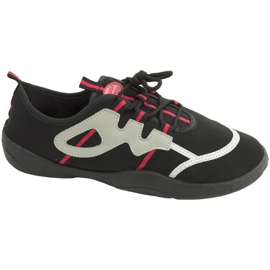 Zapatillas de playa aqua-speed en negro, gris y rojo 19A