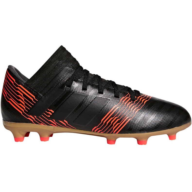 Botas de fútbol adidas Nemeziz 17.3 Fg Jr CP9165 negro negro