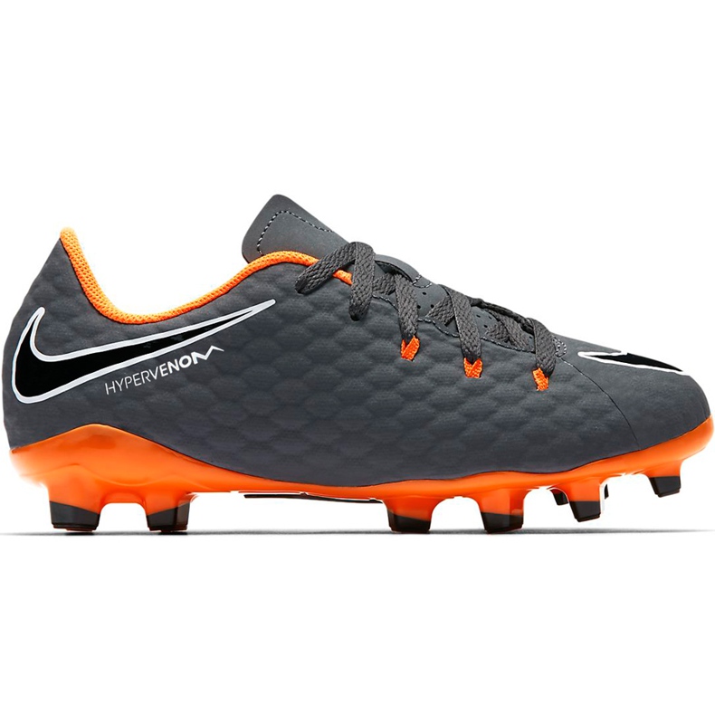 Calzado de fútbol Nike Hypervenom Phantom 3 Academy Fg Jr AH7288 081 multicolor gris