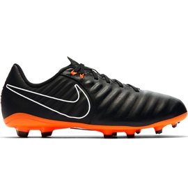 Zapatillas de fútbol Nike Tiempo Legend 7 Academy Fg Jr AH7254080 negro