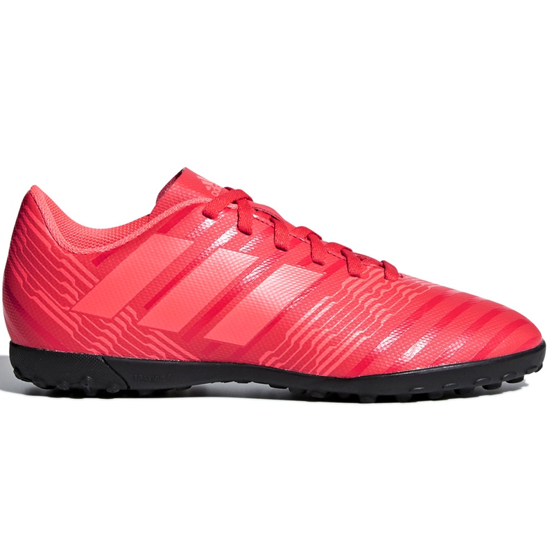 Botas de fútbol adidas Nemeziz Tango 17.4 Tf Jr CP9215 multicolor rojo