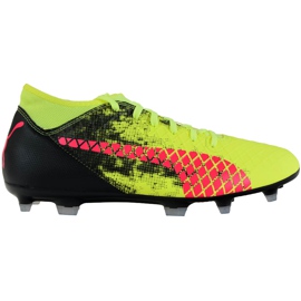 Zapatos de fútbol Puma Future 18.4 Fg Ag amarillo-negro 104344 01