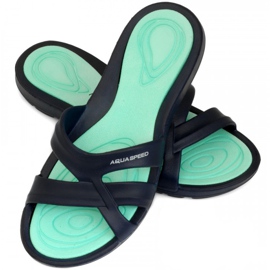 Chanclas de piscina para mujer aqua-speed Panamá col.10 azul marino