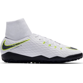 Calzado de fútbol Nike Hypervenom Phantom X 3 Academy Df Tf AH7276 107 blanco