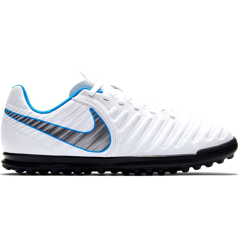 Zapatillas de fútbol Nike Tiempo Legend 7 Club Tf Jr AH7261 107 negro blanco