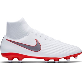 Calzado de fútbol Nike Magista Obra 2 Academy Df Fg AH7303 107 blanco