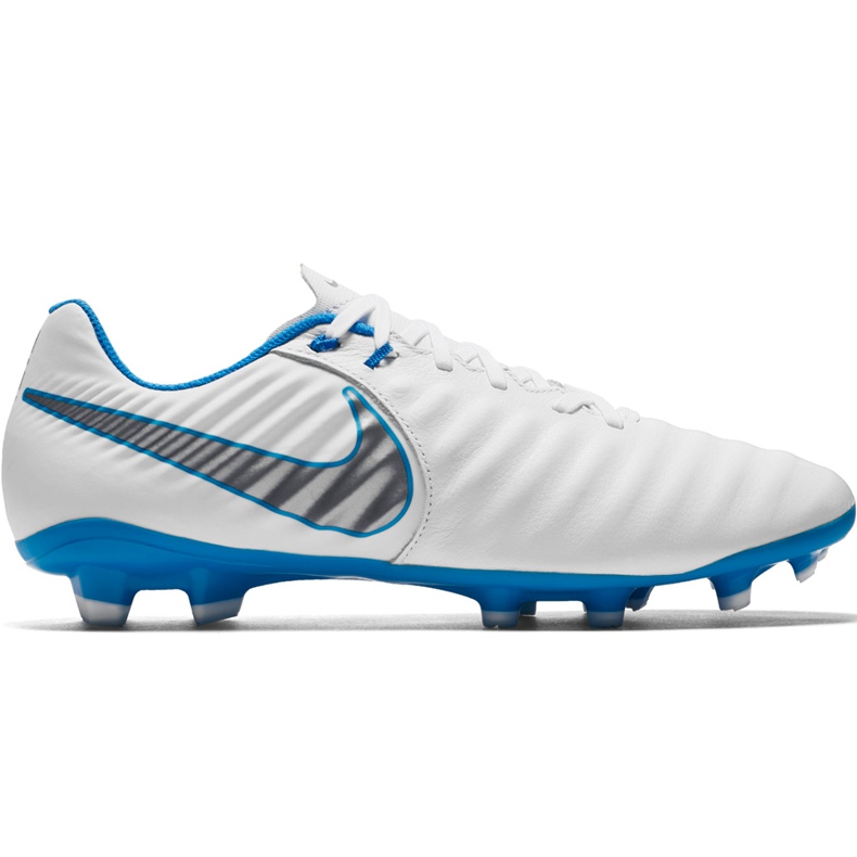 Calzado de fútbol Nike Tiempo Legend 7 Academy Fg AH7242 107 blanco
