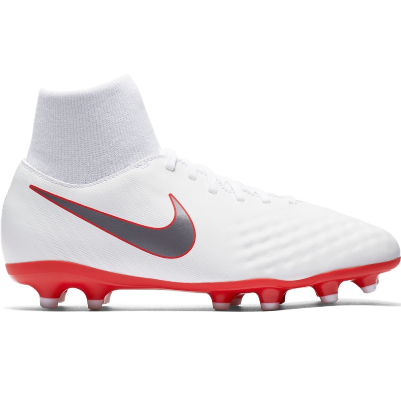 Zapatillas de fútbol Nike Magista Obra 2 Academy Df Fg Jr AH7313 107 multicolor blanco