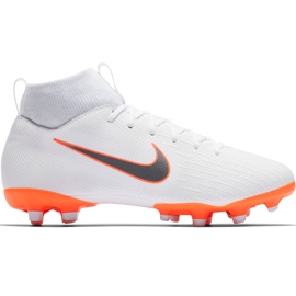 Zapatillas de fútbol Nike Mercurial Superfly 6 Academy Mg Jr AH7337 107 multicolor blanco
