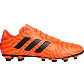 Botas de fútbol adidas Nemeziz 18.4 FxG DA9594 multicolor naranja