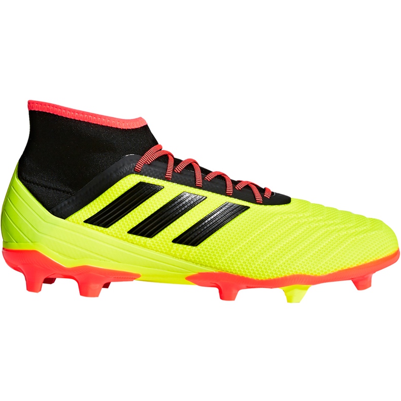 Botas de fútbol adidas Predator 18.2 Fg DB1997 multicolor amarillo