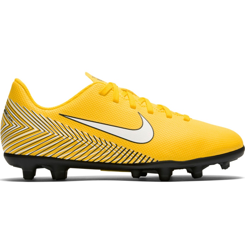 Zapatos de fútbol Nike Mercurial Vapor 12 Club Neymar Gs Mg Jr AO9472 710 multicolor amarillo